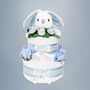 Little Bunny Two Tier Nappy Cake, thumbnail 2 of 11