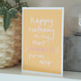 Favourite Person Ever Happy Birthday Card, thumbnail 3 of 4