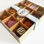Wooden Chocolate Box, 12 Piece Play Food Set With Box, thumbnail 3 of 9