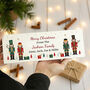 Personalised Christmas Nutcracker Wooden Mantel Decorat, thumbnail 4 of 5