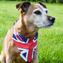 King's Coronation Union Jack Dog Bandana, thumbnail 4 of 7