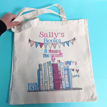 Personalised Love To Read Book Bag, 4 of 7