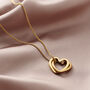 Personalised Interlinking Hearts Necklace, thumbnail 4 of 7