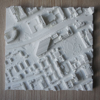 Graduation Gift Manchester Metropolitan University 3D Printed Map, 2 of 6