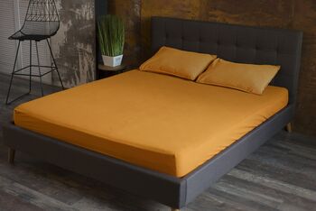 Stonewashed Cotton Bed Sheets, 5 of 5