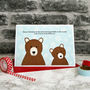 'Daddy / Papa Bear' Personalised Christmas Card, thumbnail 1 of 4