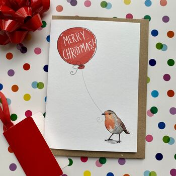 Robin Christmas Card, 2 of 2