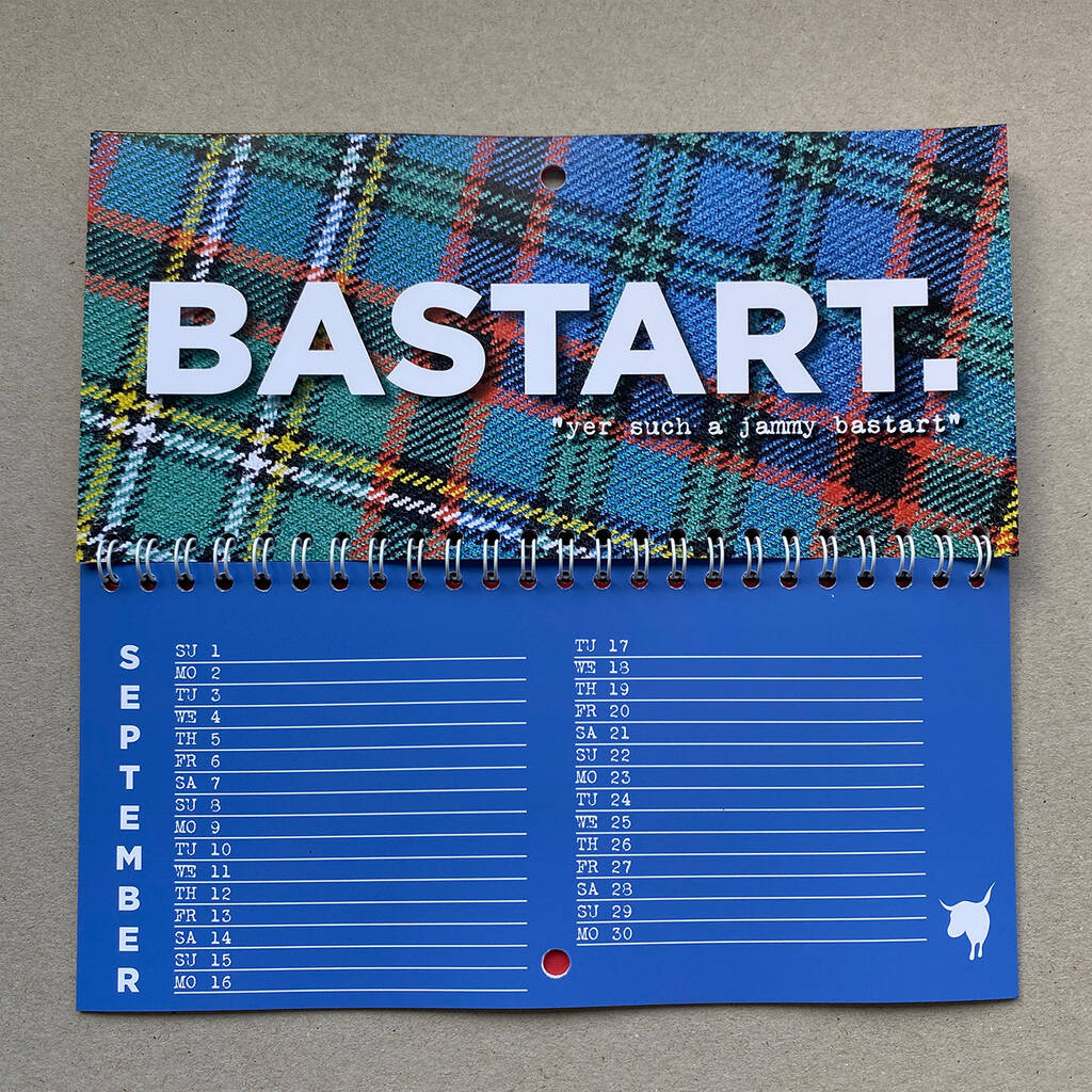 Scottish Insults Calendar 2024 By Hiya Pal By Hiya Pal