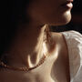 Interwoven Twisted Double Herringbone Luxe Necklace, thumbnail 4 of 5