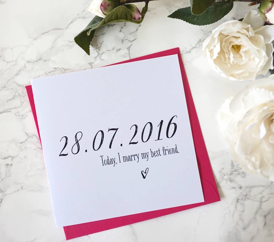 today i marry my best friend card by farrah & eve paper co ...