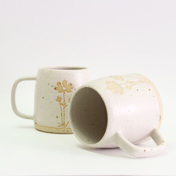 Cosmos Flower Ceramic Mug, 3 of 4