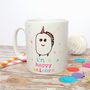 Funny 'I'm A Happy Unicorn' Multicolour Ceramic Mug, thumbnail 1 of 5