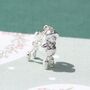 Poodle Charm Sterling Silver, thumbnail 1 of 8