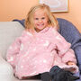 Personalised Pink Kids Oversized Hoodie Blanket, thumbnail 7 of 12