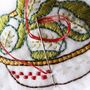 Christmas Linen Napkin Set Embroidery Stitch Craft Kit, thumbnail 4 of 8