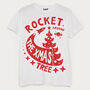 Rocket Around The Christmas Tree Men's T Shirt, thumbnail 1 of 3