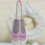 Personalised Ballet Slippers Christmas Tree Decoration, thumbnail 6 of 6
