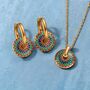 Classic Floral Design Earrings And Necklace, thumbnail 4 of 6