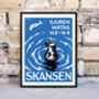Skansen Zoo Vintage Advertising Poster, thumbnail 2 of 2