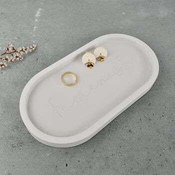 Handmade 'Feminist' Trinket Tray And Jewellery Dish, 4 of 11