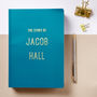 Personalised Gold Foil Name A5 Notebook, thumbnail 3 of 8