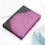 A6 Lotus Leaf Leather Notebook, thumbnail 3 of 12