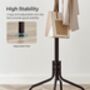 Coat Stand Metal Coat Rack With 12 Hooks Four Legs, thumbnail 5 of 9