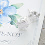 Forget Me Not Solid Silver Stud Earrings, thumbnail 6 of 9