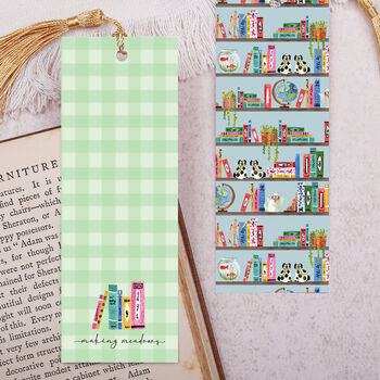 Bookshelf Bookmark With Coloured Tassel, 2 of 3