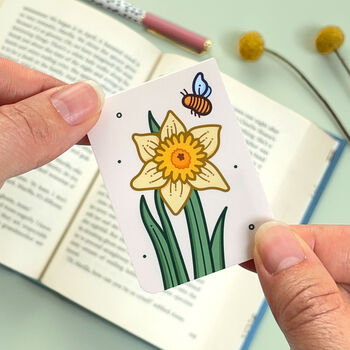 March Magnetic Birth Flower Bookmark Daffodil, 4 of 7
