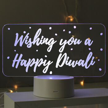 Happy Diwali Personalised Light, 2 of 2