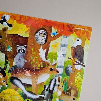 36pc Floor Jigsaw Puzzle Forest Friends, 4 of 6