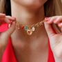 Design Your Own Lovey Dovey Classic Seven Charm Necklace, thumbnail 1 of 10