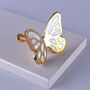 G Decor Handcrafted Brass And Mother Of Pearl Butterfly Cabinet Knob, thumbnail 1 of 3