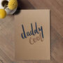 Daddy Cool Letterpress Card, thumbnail 1 of 3