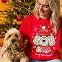 Personalised Merry Woofmas Dog Lover Christmas Jumper, thumbnail 1 of 12