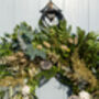 Christmas Wreath Making Kit In Gold And White, thumbnail 4 of 5