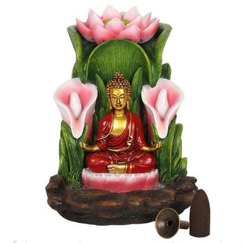 Colourful Buddha Backflow Incense Burner, 4 of 4
