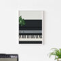 Electric Piano Keys Print | Instrument Music Poster, thumbnail 10 of 10