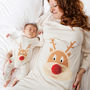 First Christmas Reindeer Romper Personalisation Option, thumbnail 2 of 5