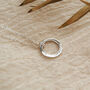Women's Personalised Circle Pendant Necklace, thumbnail 6 of 7