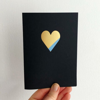 One Of A Kind Valentines's Card, Blue, 3 of 3