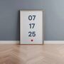 Personalised Special Date Framed Print, thumbnail 9 of 9