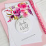 Bright Pinks Personalised Save The Date Magnet Card, thumbnail 1 of 2