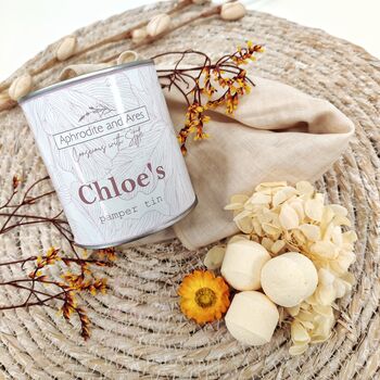 'Tropical Bath In A Tin' Personalised Vegan Gift, 2 of 8