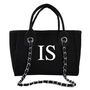Personalised Canvas Chain Mini Tote Shoulder Bags, thumbnail 2 of 6