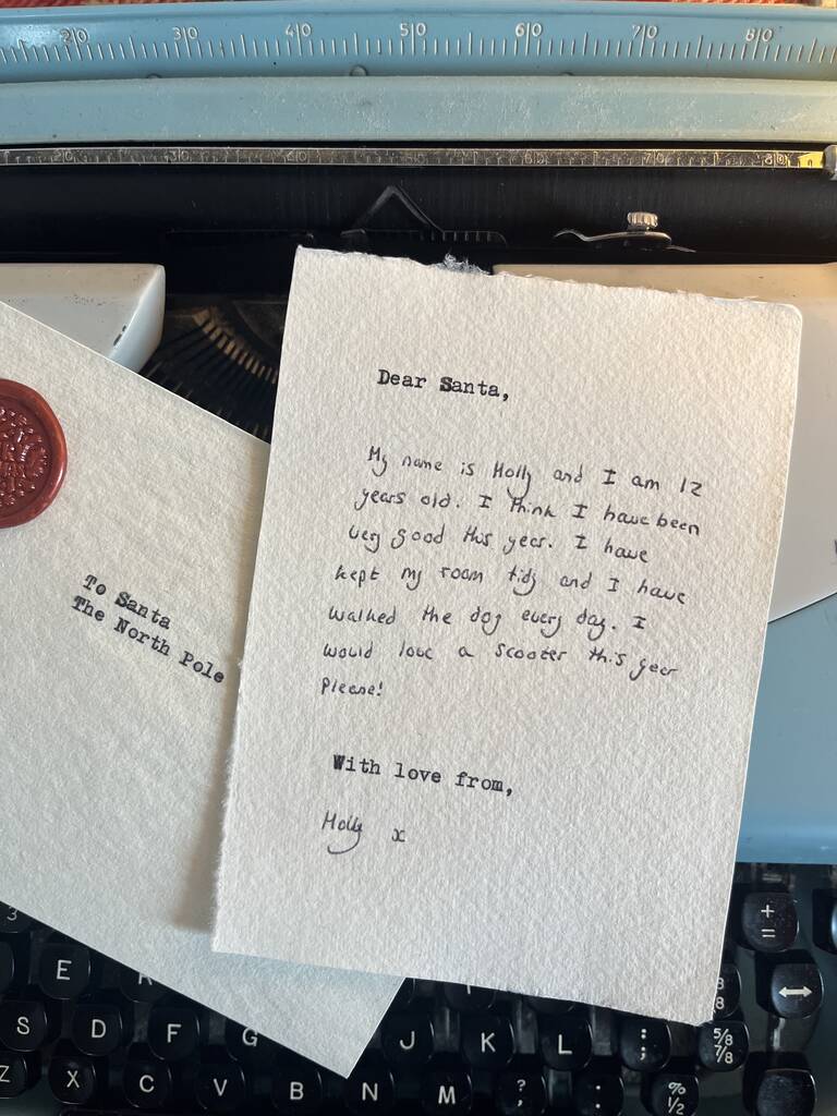 Letter To Santa Claus Christmas Writing Set, 1 of 6