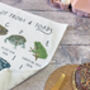 A Z Of Frogs Tea Towel, thumbnail 5 of 5