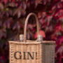 Gin! Wicker Bottle Carrier, thumbnail 4 of 5