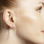Rose Gold Plated And Sterling Silver Two Tone Ear Jackets, thumbnail 4 of 5
